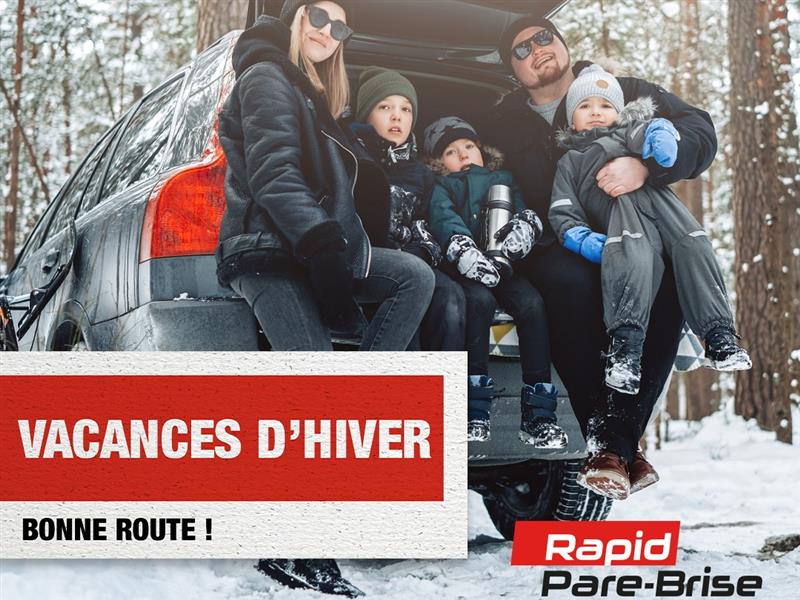 Vacances d'hiver : Rapid Pare-Brise Ferrières à votre service pour votre sécurité